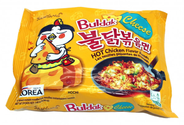 Samyang Hot Chicken Ramen Cheese, 140 g