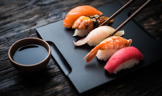 Sushi-Geschirr