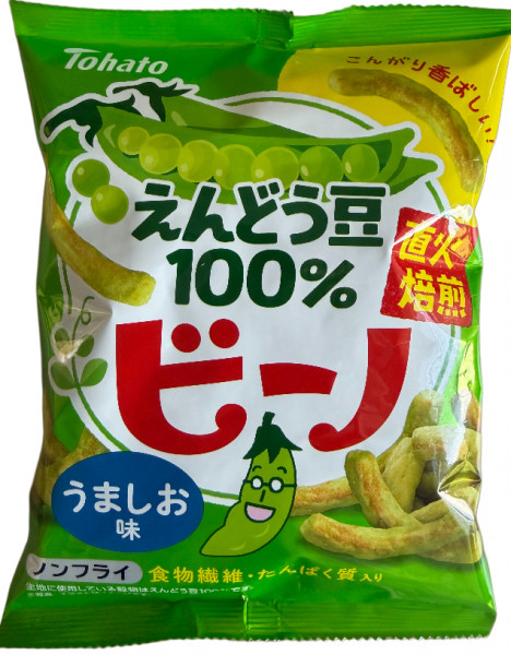 TOHATO, Erbsen Snacks mit Salz, 61 g