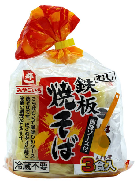 Gekochte japanische Nudeln Teppan Yakisoba, 480 g