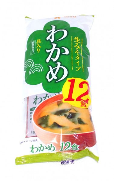 Instant Misosuppe mit Wakame Nama, 216 g