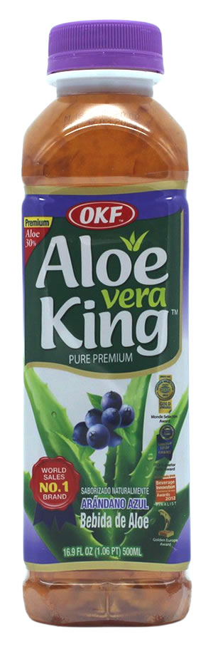OKF Aloe Vera Getränk Blaubeer, 500 ml