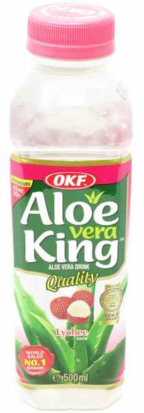 OKF Aloe Vera Getränk Litschi, 500 ml