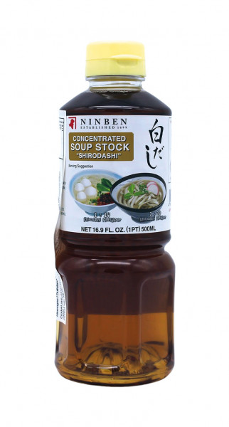 Ninben Shirodashi Würzkonzentrat für Suppen, 500 ml