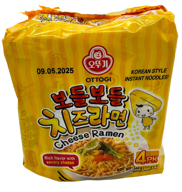 OTTOGI Cheese Ramen, 4x 111 g