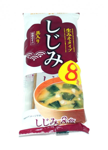 Instant Misosuppe mit Shijimi Muschel, 132 g