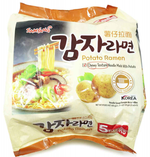 Samyang Gamja Ramen, 5x 120 g