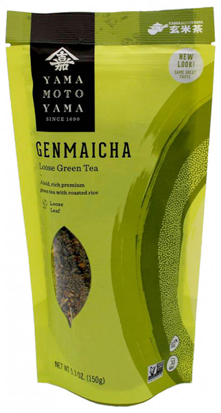 Yamamotoyama grüner Genmaicha-Tee, 150 g