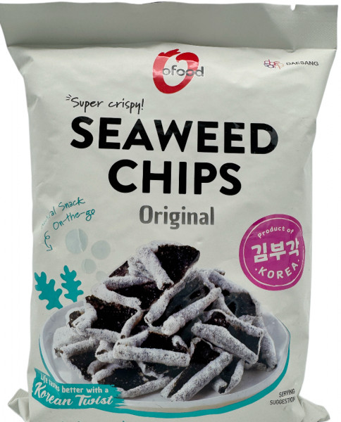 Super Crispy Seasweed Chips Original, 35 g