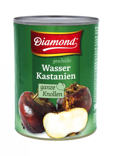 Wasser-Kastanien geschält, ganze Knollen, 540 g