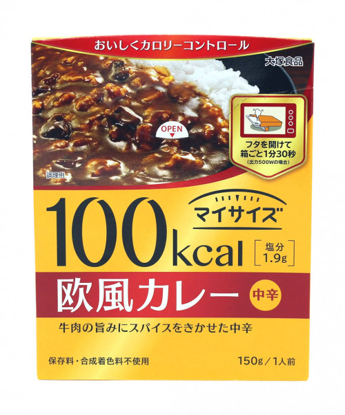 Oozuka Curry nach europäischer Art mit weniger Kalorien, 150 g