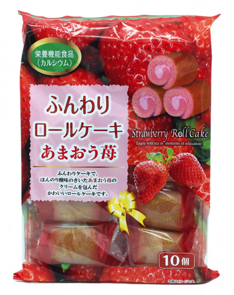 Mini Rollkuchen Erdbeere, 170 g