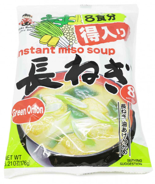 Miyasaka Miko Instant-Misosuppe mit Frühlingszwiebeln, 176 g