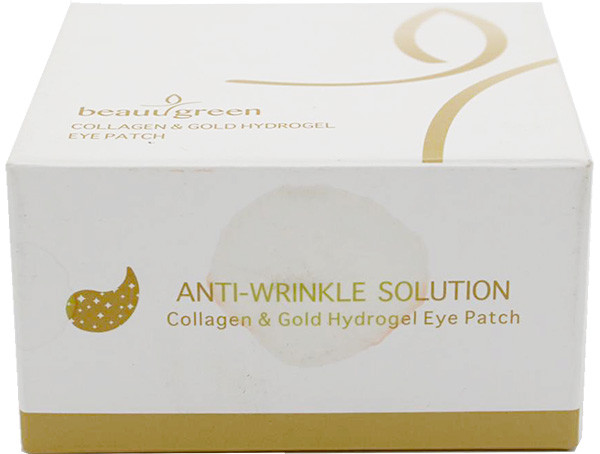 BeauuGreen Anti-Falten-Augenmaske mit Gold und Kollagen, 60 Stück