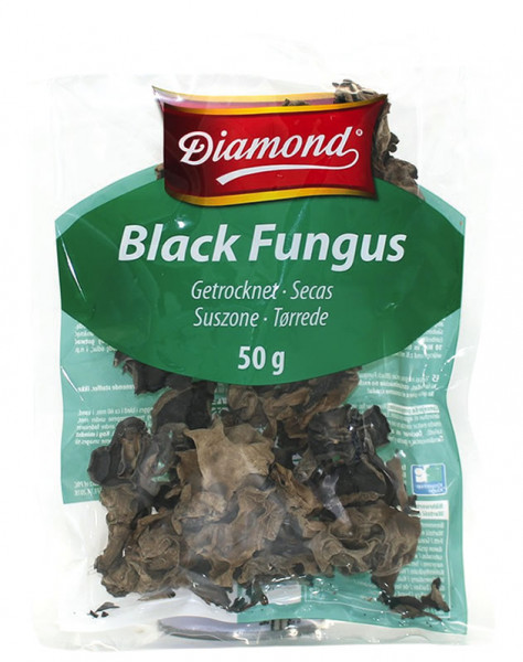 Diamond Black Fungus Mu Err Pilze getrocknet, 50 g