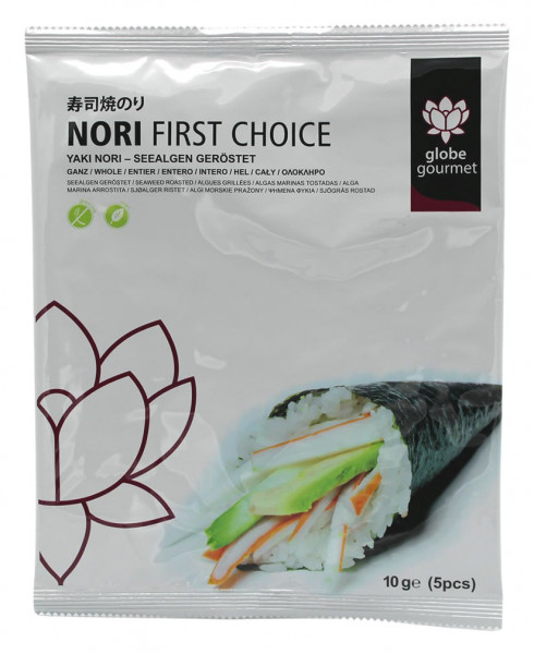 Globe Gourmet First Choice Yaki-Nori-Blätter, 10 g