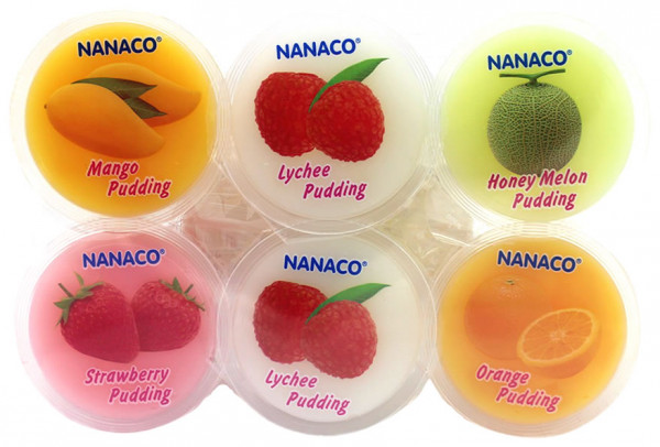 NANACO Nata Decoco Pudding gemischt, 480 g