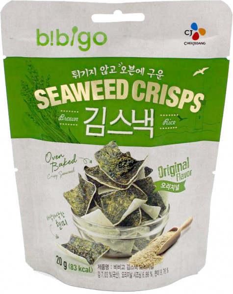 Bibigo Algen-Chips Original, 20 g