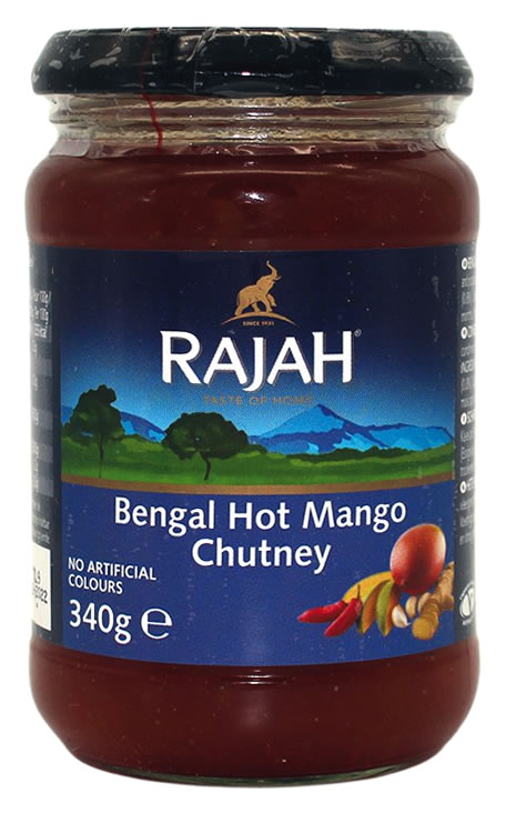 Rajah Mango Chutney scharf, 340 g