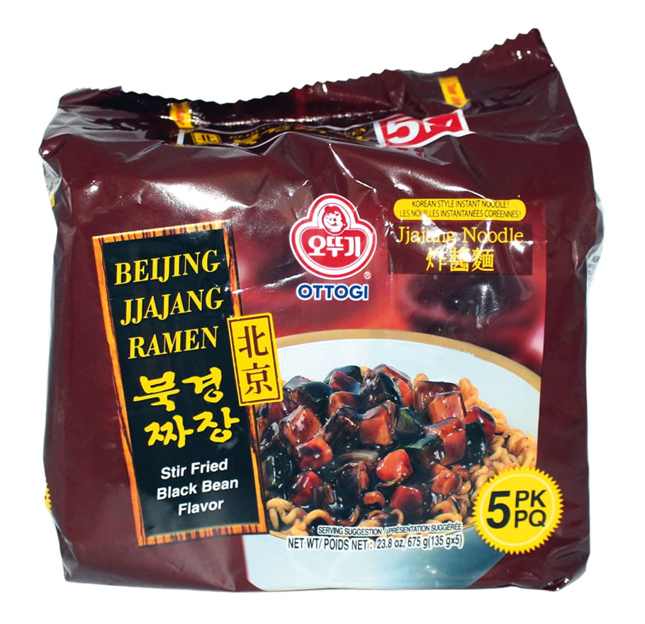 Ottogi Ramen Style Jjajang, 5x 135 g