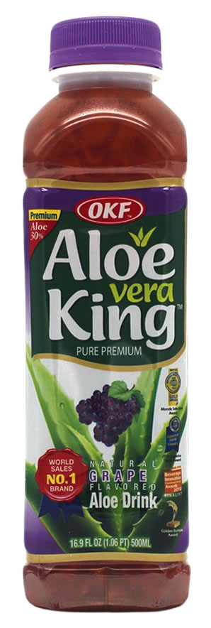 OKF Aloe Vera Getränk Traube, 500 ml