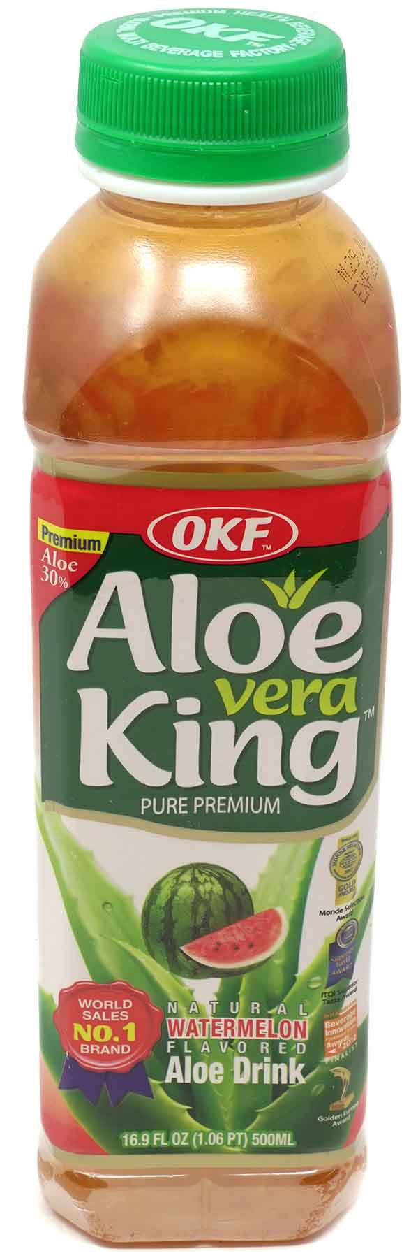 OKF Aloe Vera King Juice mit Wassermelonengeschmack, 500 ml