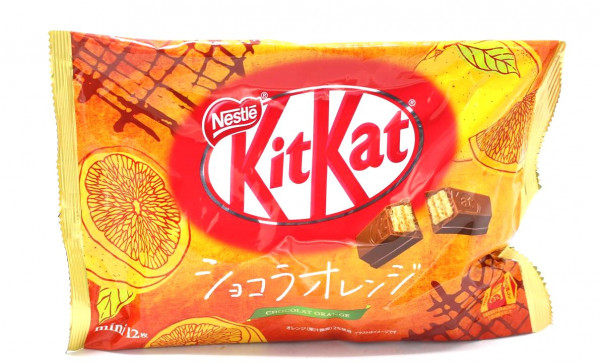 Nestle KitKat Chocolat Orange Mini, 12x 11,3 g