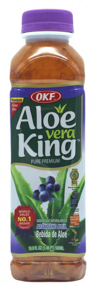 OKF Aloe Vera Getränk Blaubeer, 500 ml