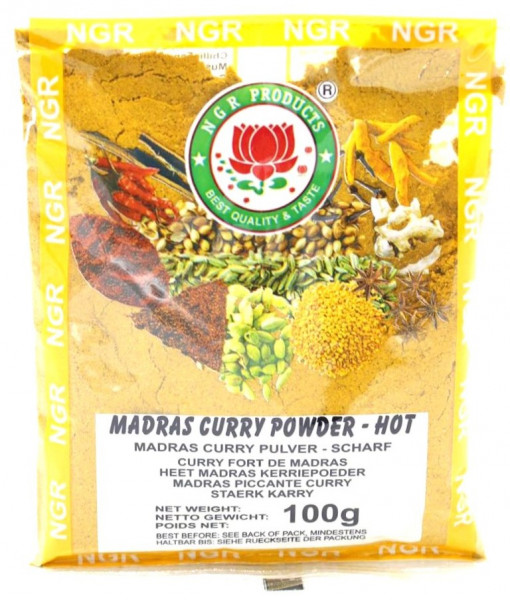 NGR Madras Currypulver scharf, 100 g