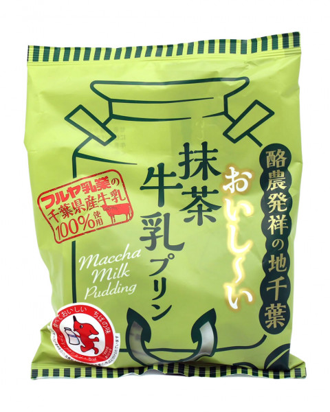 Fujisho Milch Pudding Matcha Geschmack, 147 g
