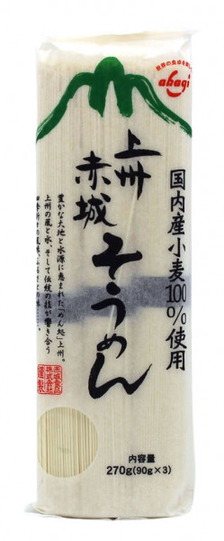 Japanische Somen Weizennudeln, 3x 90 g