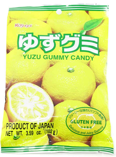 Kasugai Fruchtgummi Yuzu, 102 g