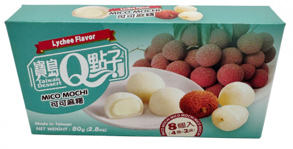 Cacao Mochi Lychee Flavour, 80 g