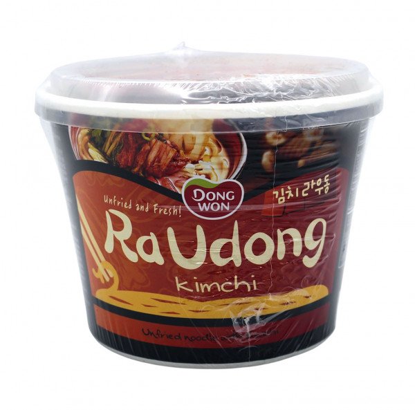 DongWon Instant Nudeln RaUdong Nudelsuppe mit Kimchi, 214 g