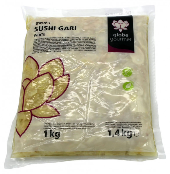 Globe Gourmet Sushi-Ingwer weiß, 1 kg