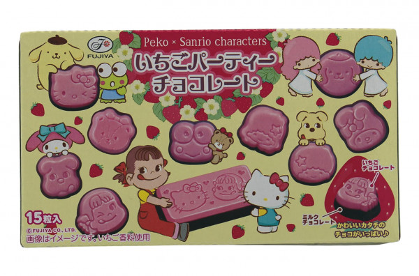 Fujiya Erdbeerschokolade, 40 g