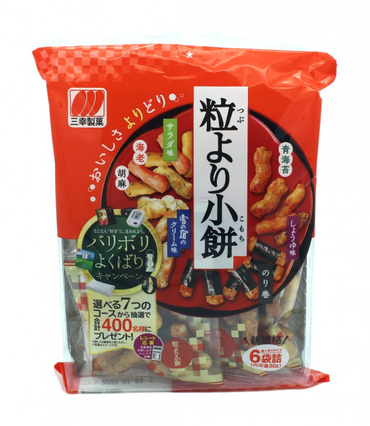 Tsubu yori Komochi Reiscrackers, 90 g