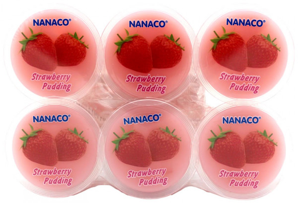 NANACO Nata Decoco Pudding Erdbeere, 480 g