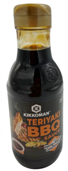 KIKKOMAN Teriyaki BBQ Sauce mit Honig mit Rauchgeschmack, 250 ml