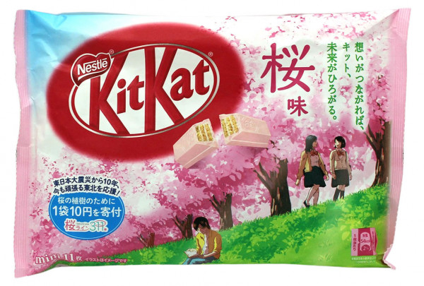 Nestle KitKat Sakura Geschmack Mini, 11x 9,9 g