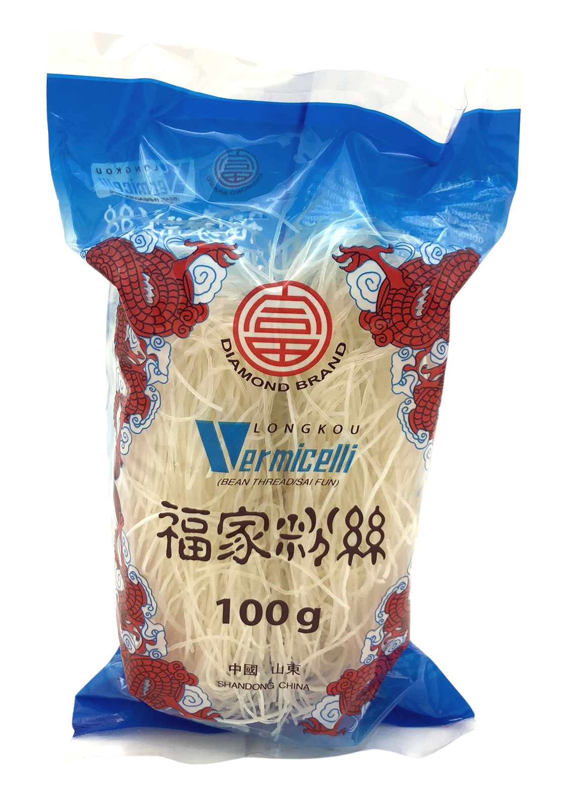 Vermicelli Glasnudeln, 100 g