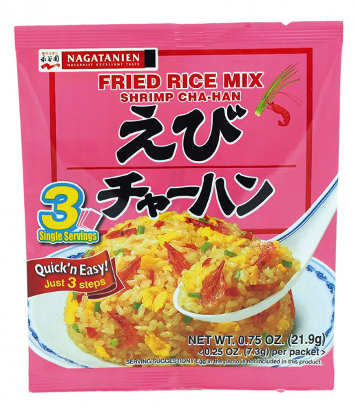 Nagatanien Gewürz-Mix für gebratenen Reis mit Garnelen, 21,9 g