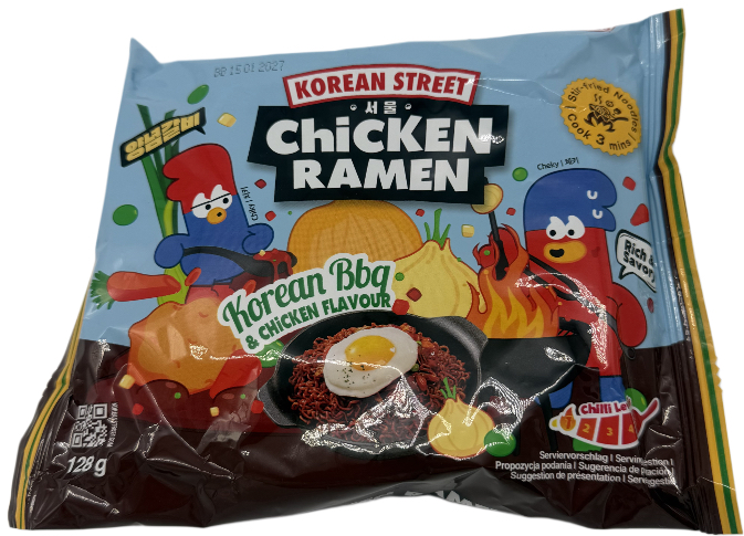 Nudeln mit koreanischem BBQ-Geschmack, 130 g