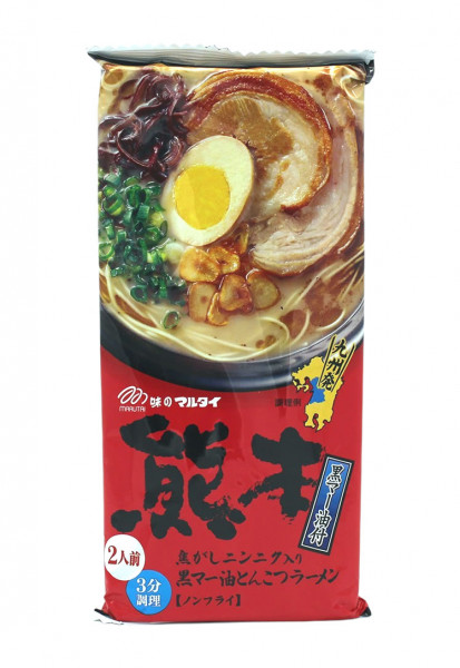 Marutai Kumamoto schwarze Sesamöl-Nudeln, 186 g