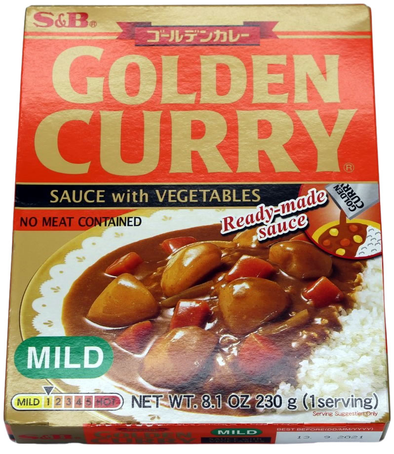 Golden Curry Currysauce mit Gemüse mild, 230 g