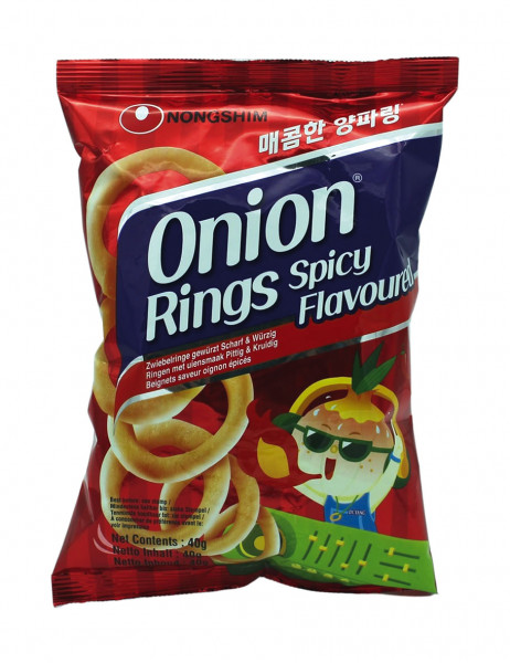 Onion Ring Snack Zwiebel scharf, 40 g