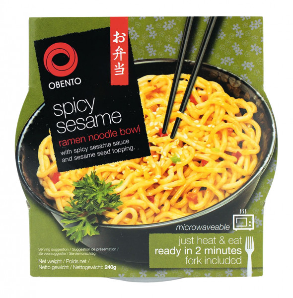 Spicy Sesam Ramen Nudel Bowl, 240 g