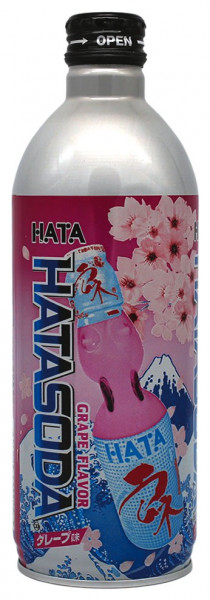 HATA Soda Traube Geschmack, 500 ml