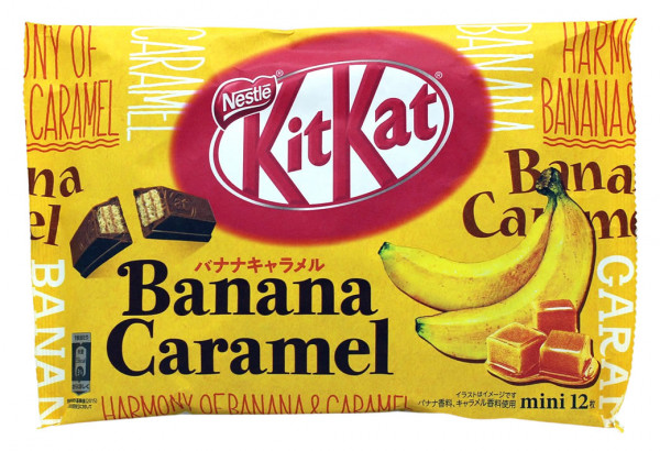 Nestle KitKat Chocolat Banana Caramel Mini, 12x 9,9