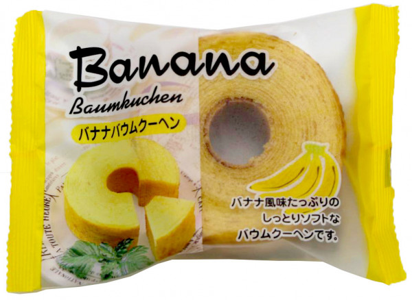 Taiyo Food Bananen-Baumkuchen, 80 g